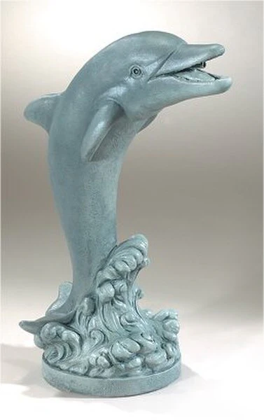 Flip The Dolphin Plumbed Water Feature