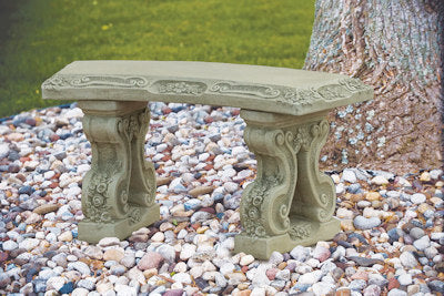 Floral Curved Bench 39" Long - Image 2