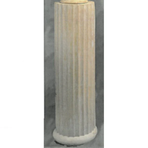 Fluted Round Base Column 38.5" High