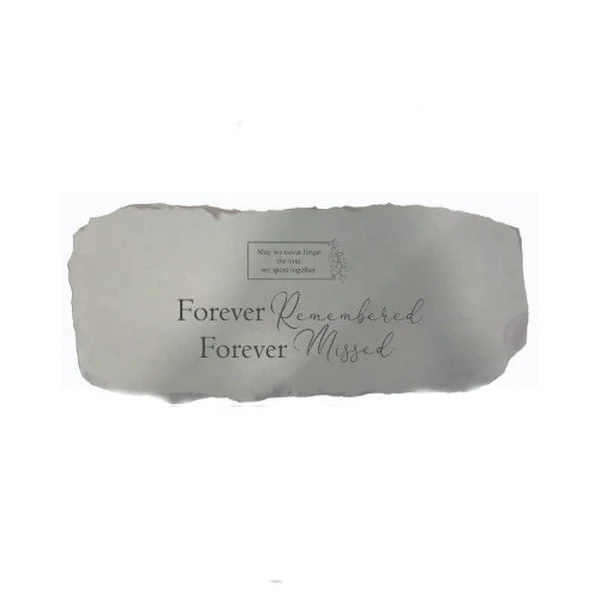 Forever Remembered Garden Bench Customized