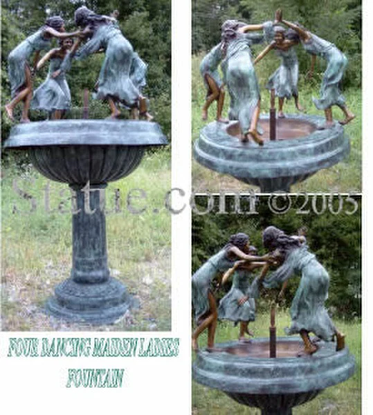 Four Dancing Maiden Ladies Fountain