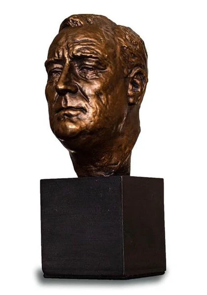 Franklin D. Roosevelt Bust Sculpture