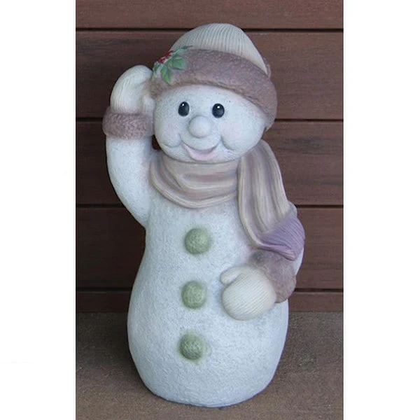 Frosty Snow Boy Cement Statue