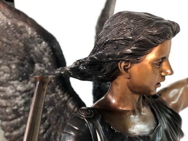 Gabriel Angel Bronze 79" High - Image 3