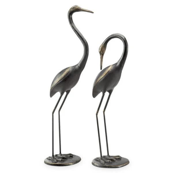 Garden Cranes Set of Two Watchful Waders - Image 2