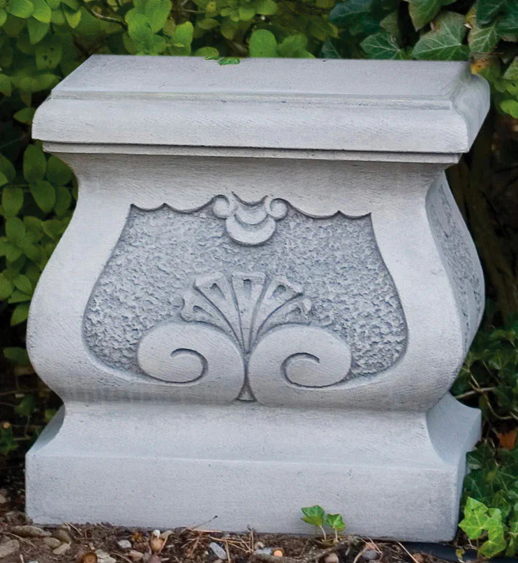 Garden Estate Fancy Square Pedestal 20" High