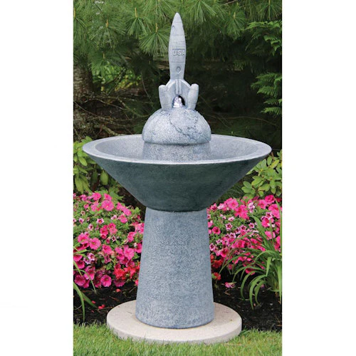 Garden Rocket Ship Fountain - Image 2