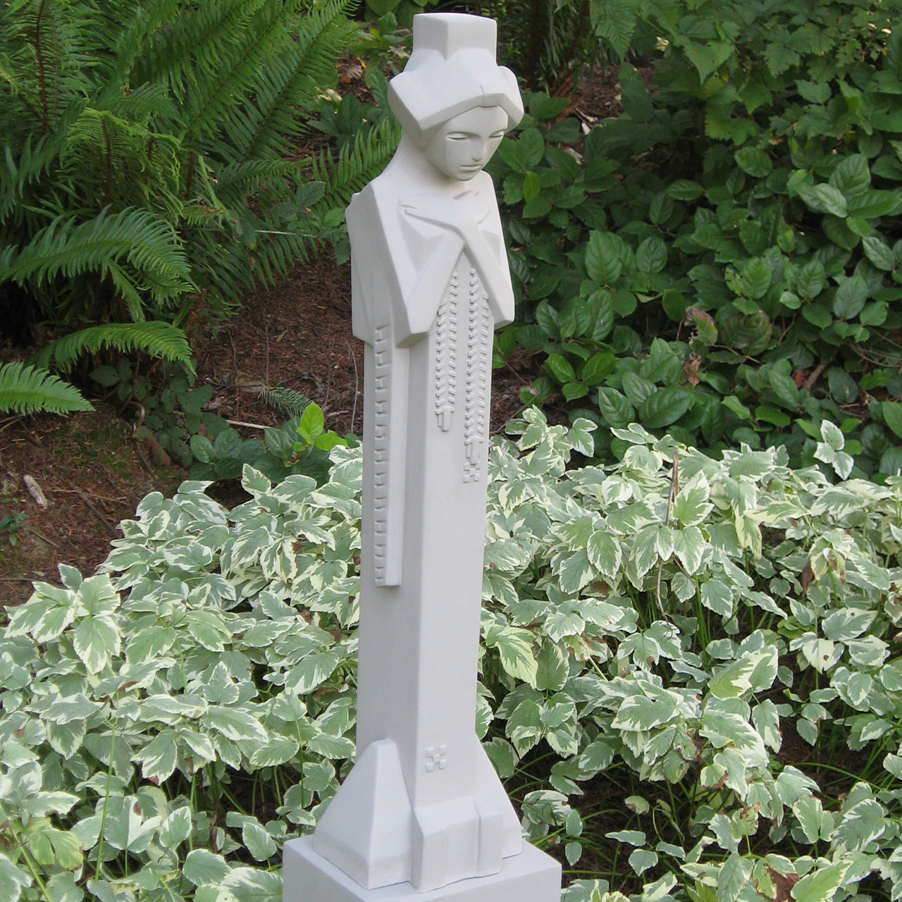 Garden Sprite On Pedestal Sculpture Frank Lloyd Wright 42" High - Image 3