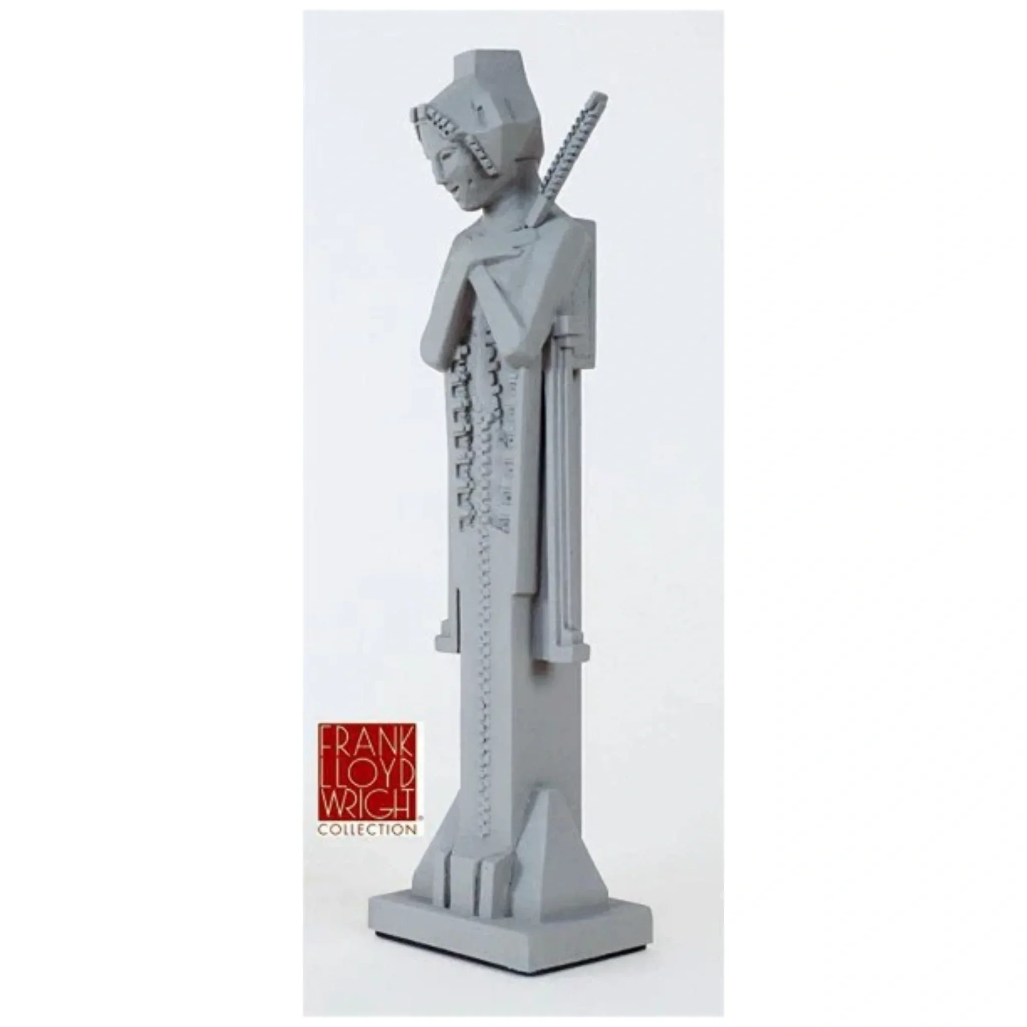 Frank Lloyd Wright Garden Sprite with Baton Desk Sculpture 12" High - Image 2