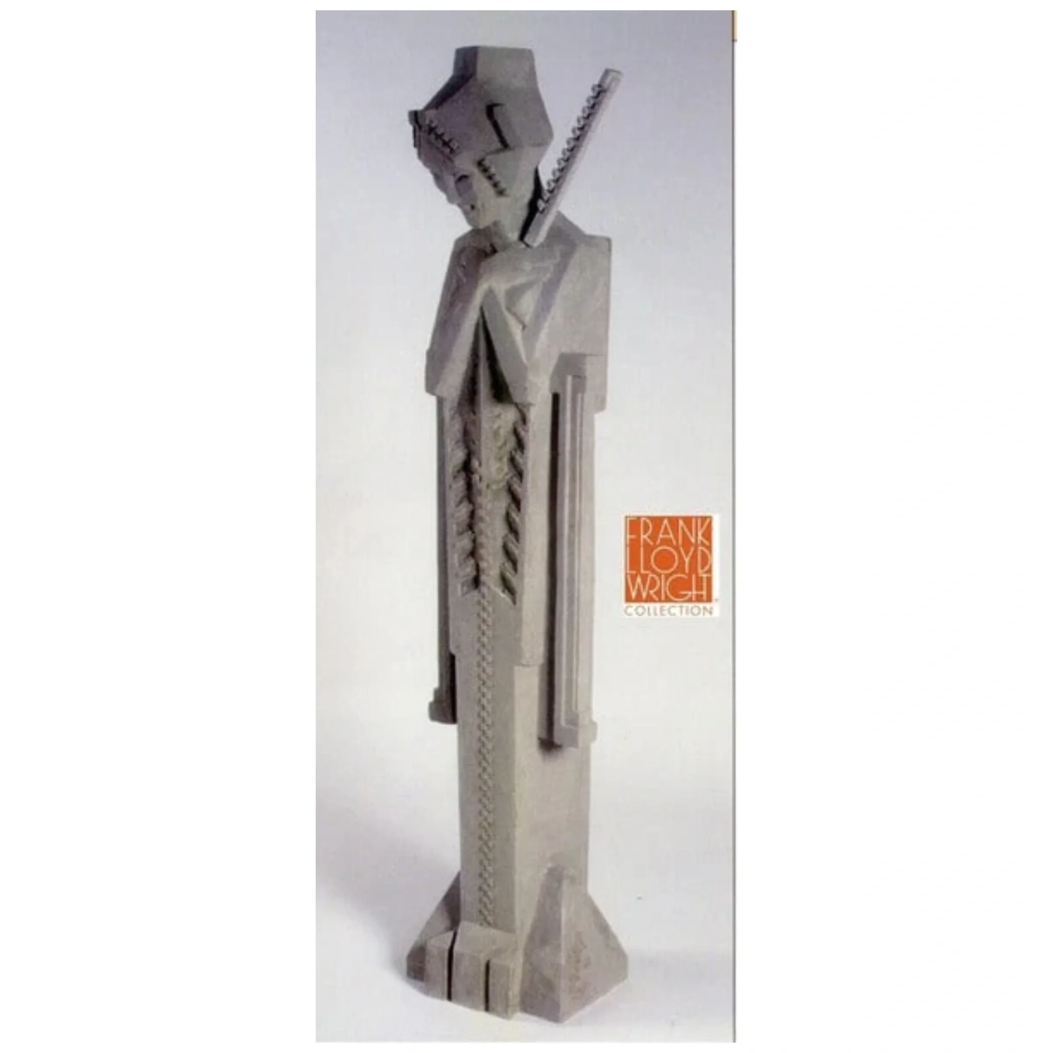 Garden Sprite With Baton Estate Statue by Frank Lloyd Wright 64"H