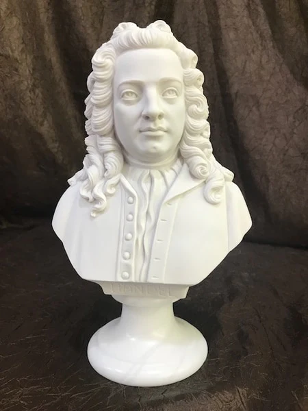 George Frideric Handel Bust 9.5" High