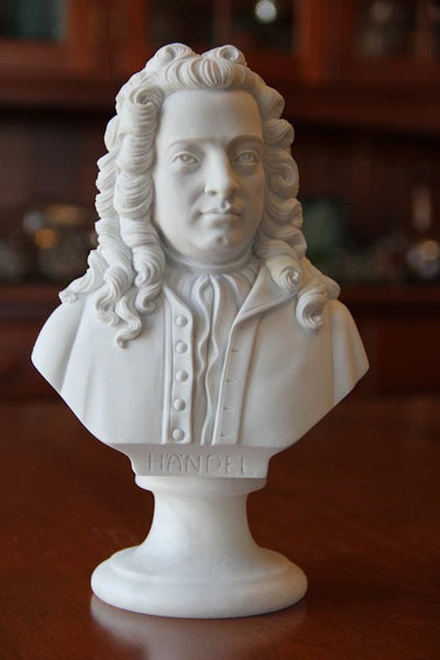 George Frideric Handel Bust 9.5" High - Image 2