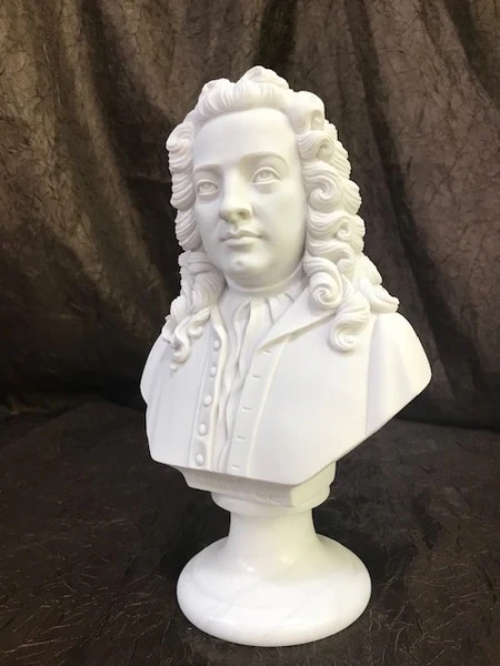 George Frideric Handel Bust 9.5" High - Image 5