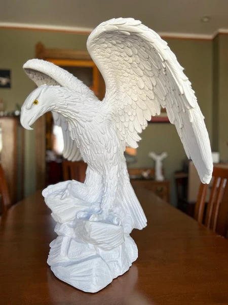 Giant Eagle Sculpture Marble Statue - Image 2