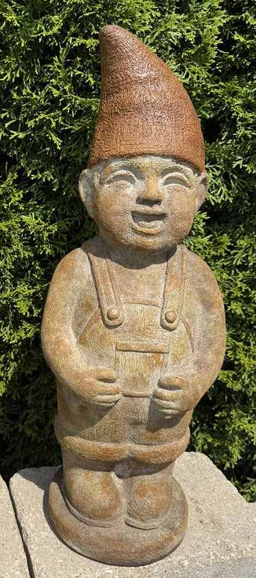 Giggles the Boy Garden Gnome Statue 22.5" High - Image 3