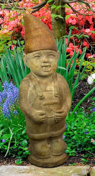 Giggles the Boy Garden Gnome Statue 22.5" High - Image 4