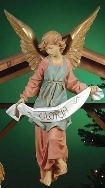 Gloria Angel For A 27" High Nativity Set