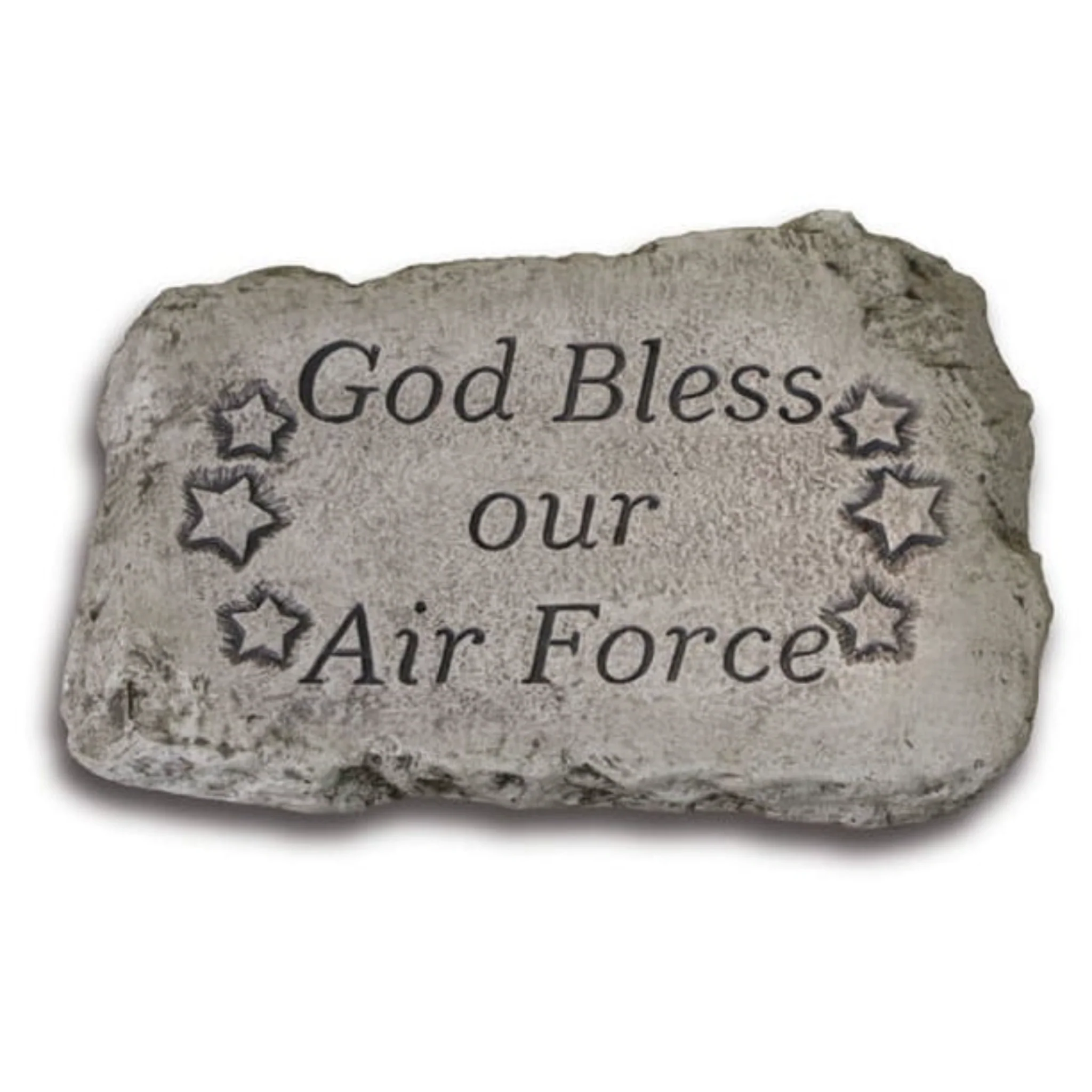 God Bless Our Air Force Garden Stone