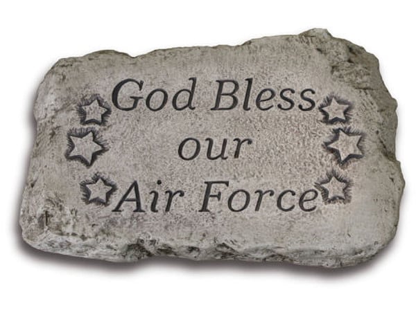 God Bless Our Air Force Garden Stone - Image 2