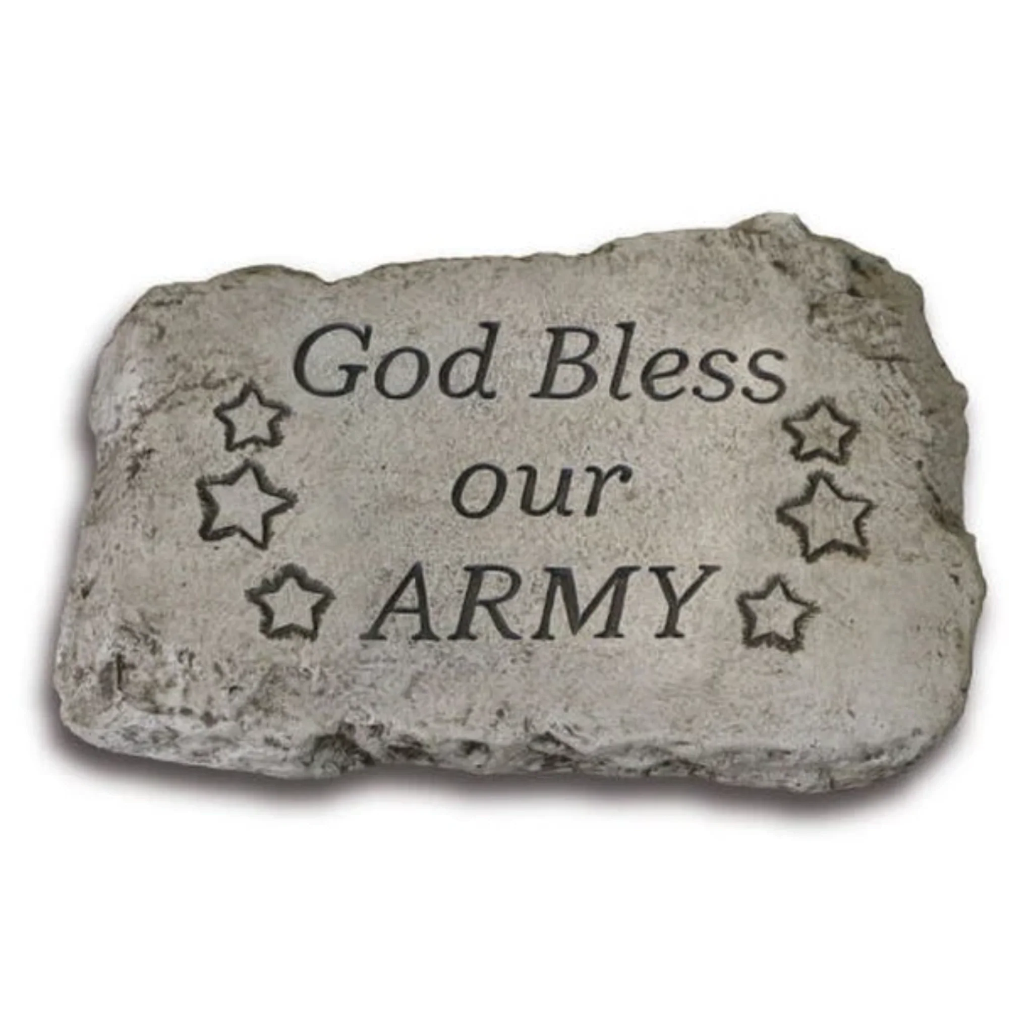 God Bless Our Army Garden Stone