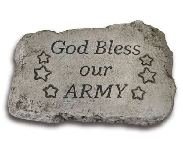 God Bless Our Army Garden Stone - Image 2