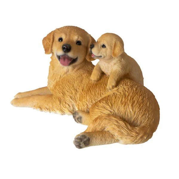 Golden Retriever with Puppy Figurine - Image 5