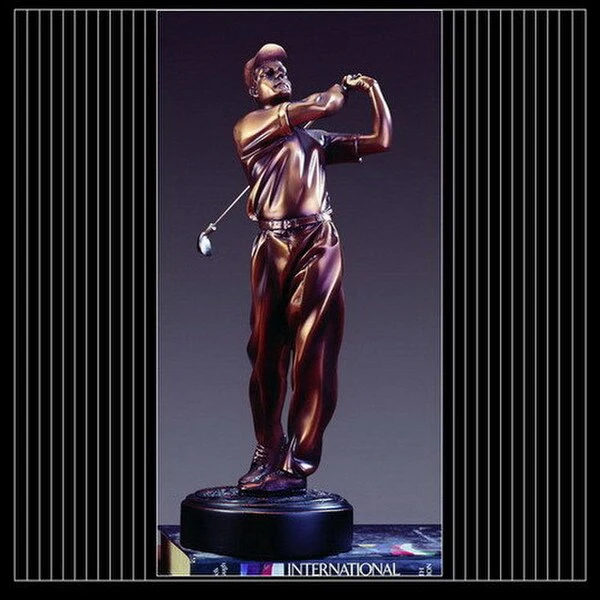 Golfer 2nd Place Sculpture 15" High Award - Image 2