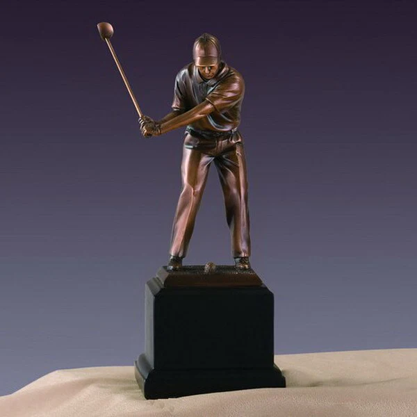Golfer Award Sculpture 9.5" High Statue