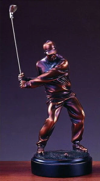 Golfer Sculpture 9" High - Image 2