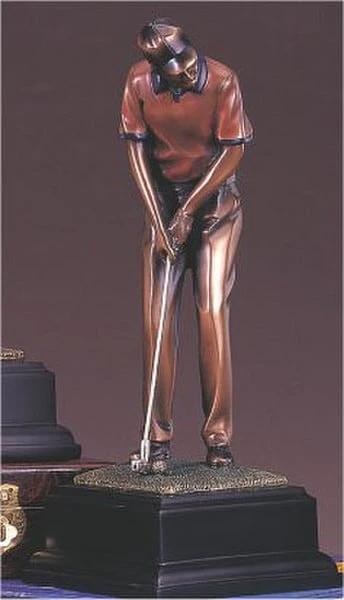 Golfer Sculpture Golf Statue - Image 2
