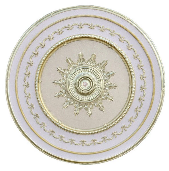 Grand Rose Gold Ceiling Medallion 99.5 Inch