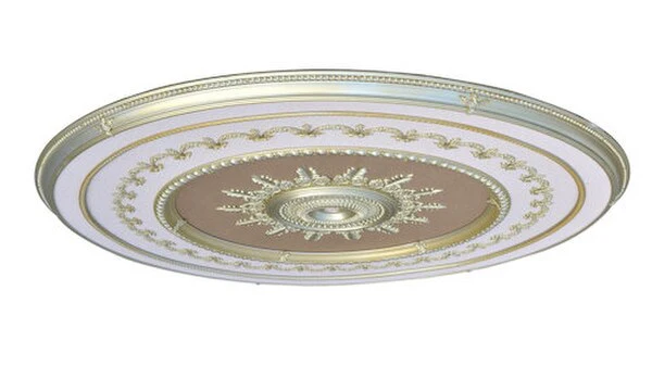 Grand Rose Gold Ceiling Medallion 99.5 Inch - Image 3