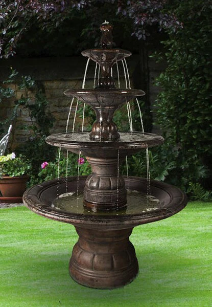 Grande Contemporary Four Tier Fountain