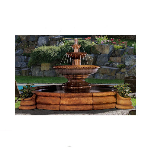 Grande Palazzo Fluted Fountain 95" High