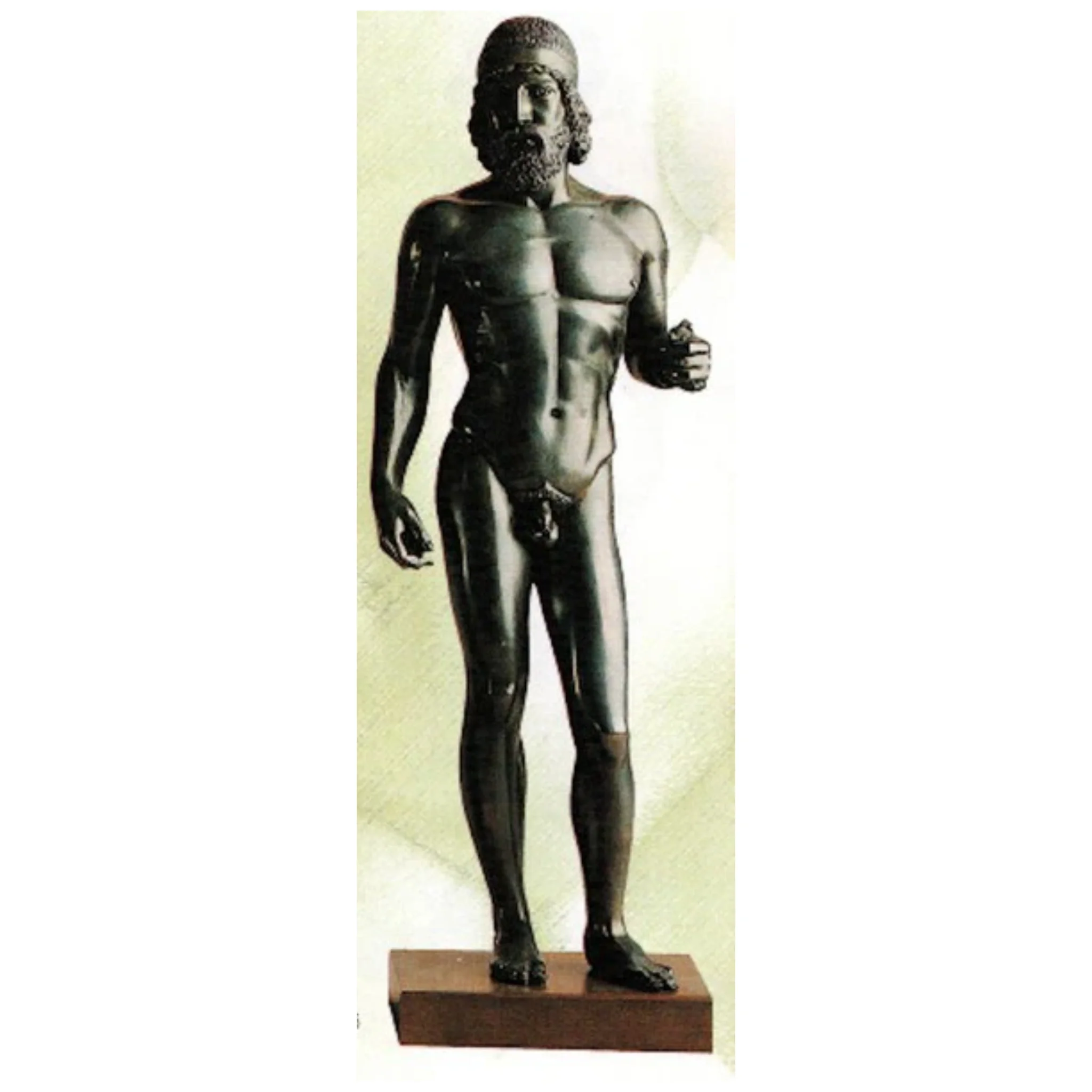 Greek Warrior From Riace Statue
