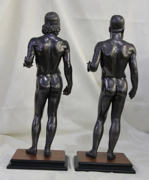 Greek Warriors From Riace Sculptures 22" High - Image 3