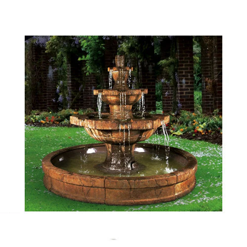 Grenoble Three Tier In Surround Pool 74" High