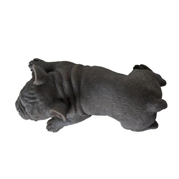 Grey Frenchie Bulldog Sculpture - Image 3