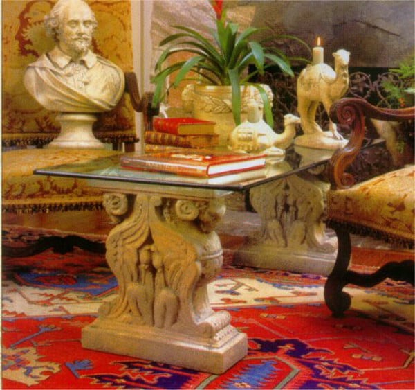 Gryphon Cocktail Table Base Pair