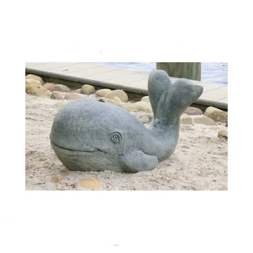 Happy The Whale Water Feature Piped Statue - Image 2