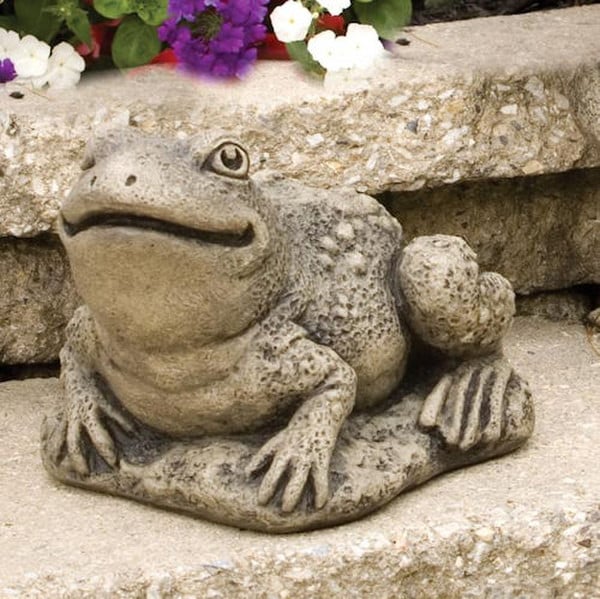 Harry the Frog Garden Statue Cement - Image 3