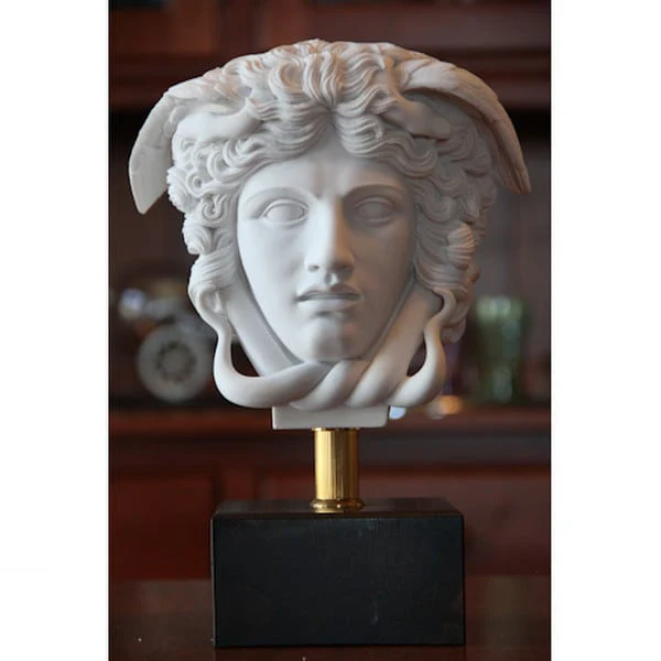Head Of Medusa Bust 9" High