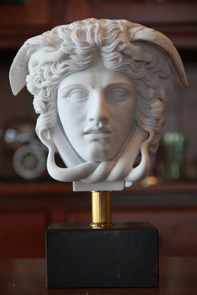 Head Of Medusa Bust 9" High - Image 2