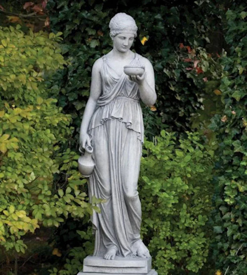 Hebe Sculpture 63.5" High Water Feature Life-Size Statue - Image 2