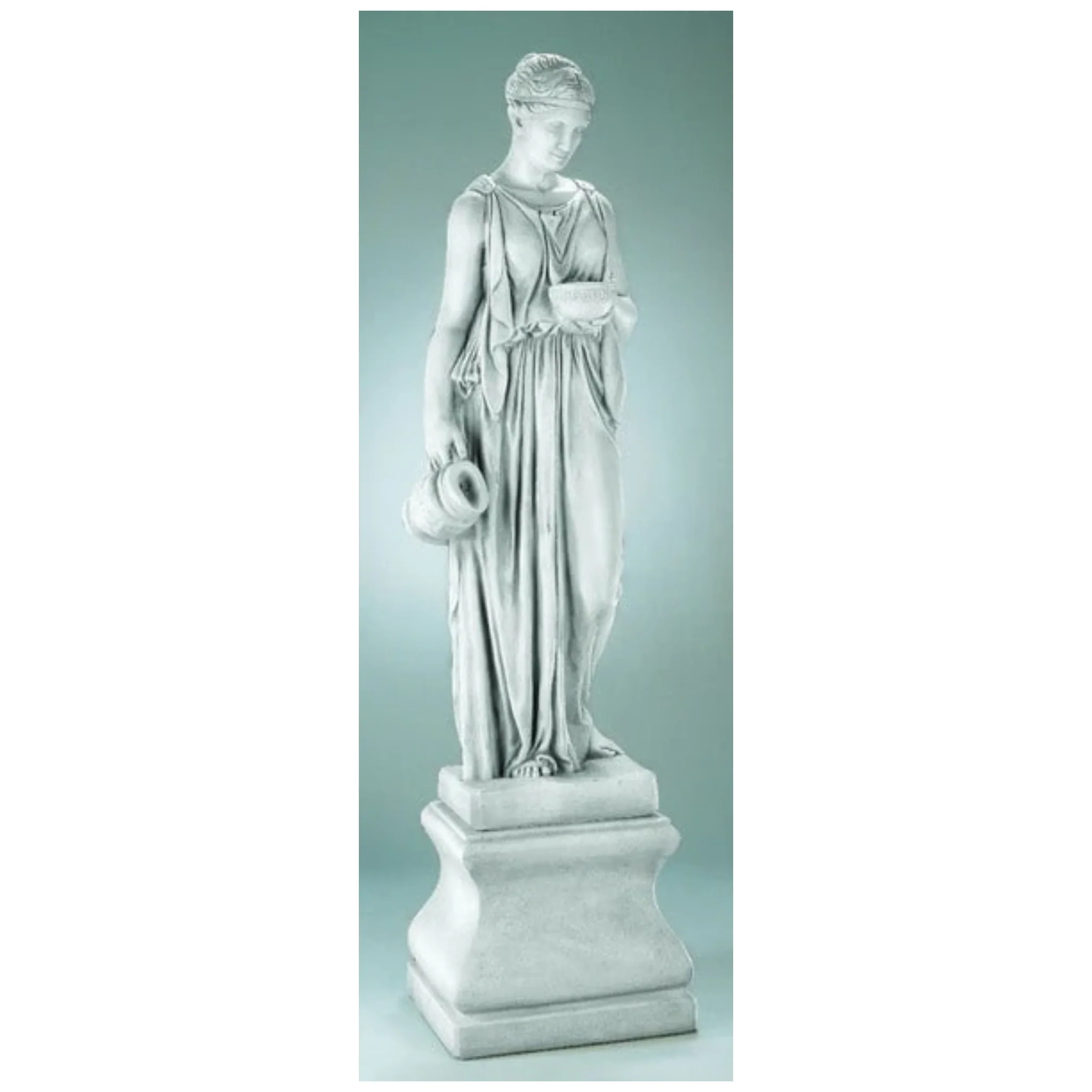 Hebe With Base Pump Cover Water Feature Sculpture