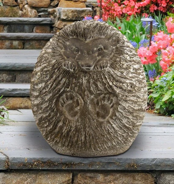 Hedge Hog Whimsical Garden Statue - Image 2
