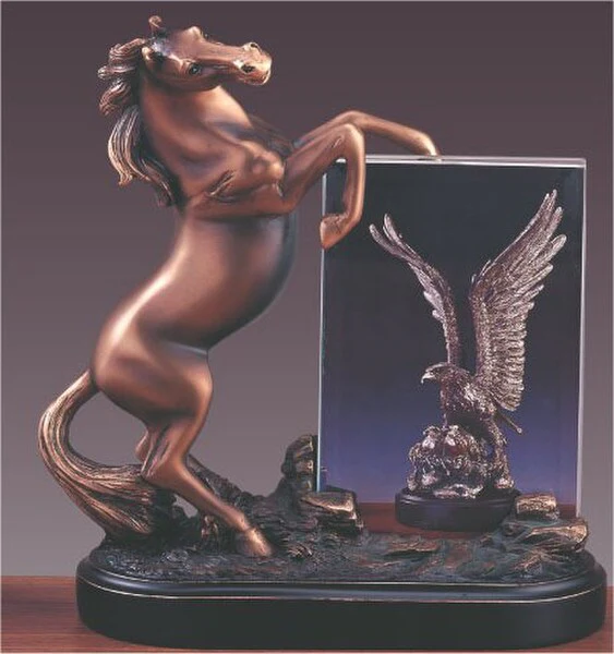 Horse Picture Photo Frame Sculpture