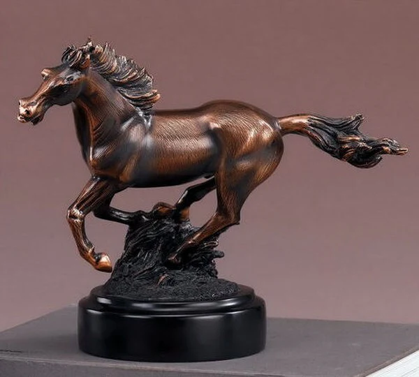 Horse Sculpture 8.5" High Statue - Image 2