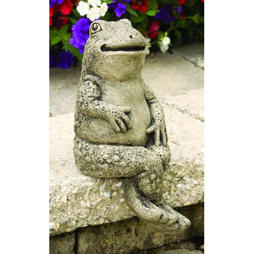 Howie Shelf Sitting Frog Garden Sculpture - Image 2