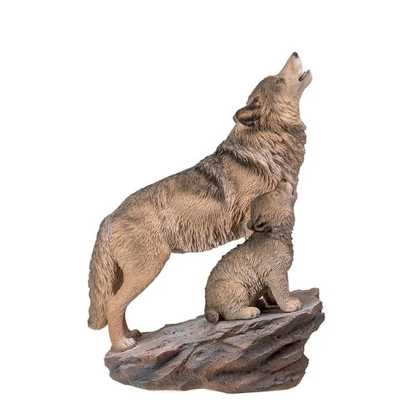 Howling Wolves Sculpture
